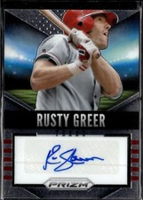 2014 Panini Prizm Signatures Rusty Greer #1 AU Auto
