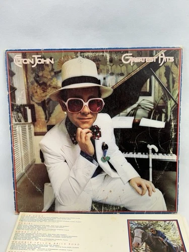 Elton John - Greatest Hits - 1974 Vinyl LP Record Album W/ Hype