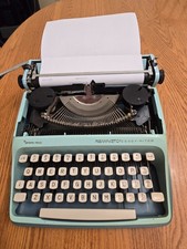 Vintage Remington Easy-Riter Sperry Rand Portable Manual Typewriter with Case thumbnail