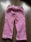 J.CREW Pink White Gingham Drawstring Lounge Pajama Pants Womens Size S — photo 3