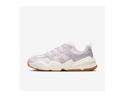 Size 8 Womens - Nike Tech Hera Barely Grape, White