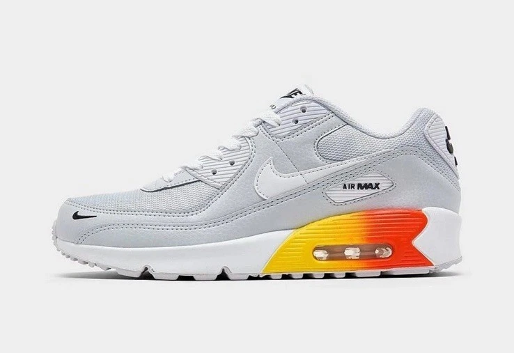 Tênis infantil Nike Air Max 90 NN (GS) grande platina pura/branco HF5181-001 tamanho 6Y - Imagem 2 de 4
