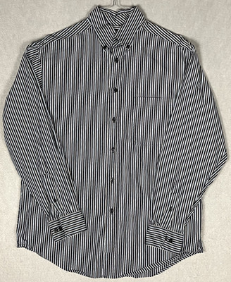NWOT Roundtree Yorke Shirt 80s Two Ply 100% Cotton Medium Button Down  #2622