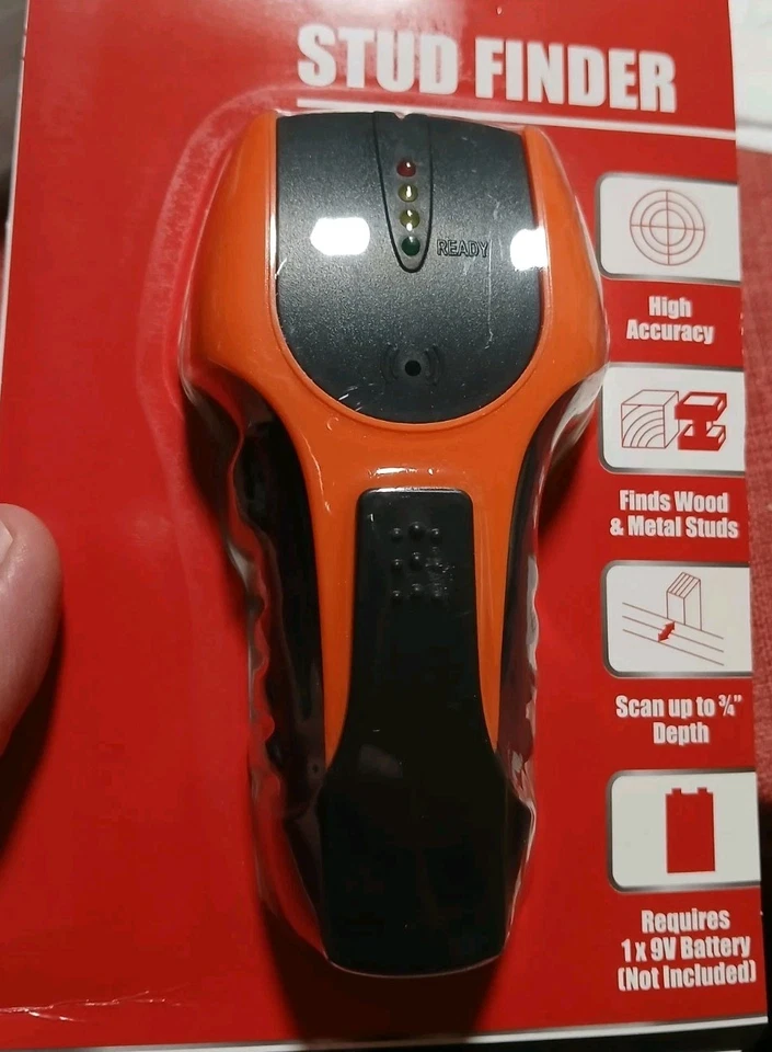 StudFinder деревянный инструмент аккумулятор 9V работает гвоздики искатель - Изображение 2 из 3