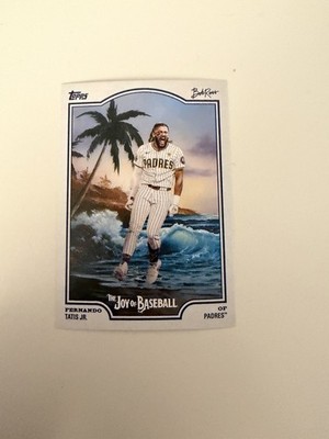 2025 Topps Bob Ross The Joy of Baseball 21-SP Fernando Tatis Jr Padres