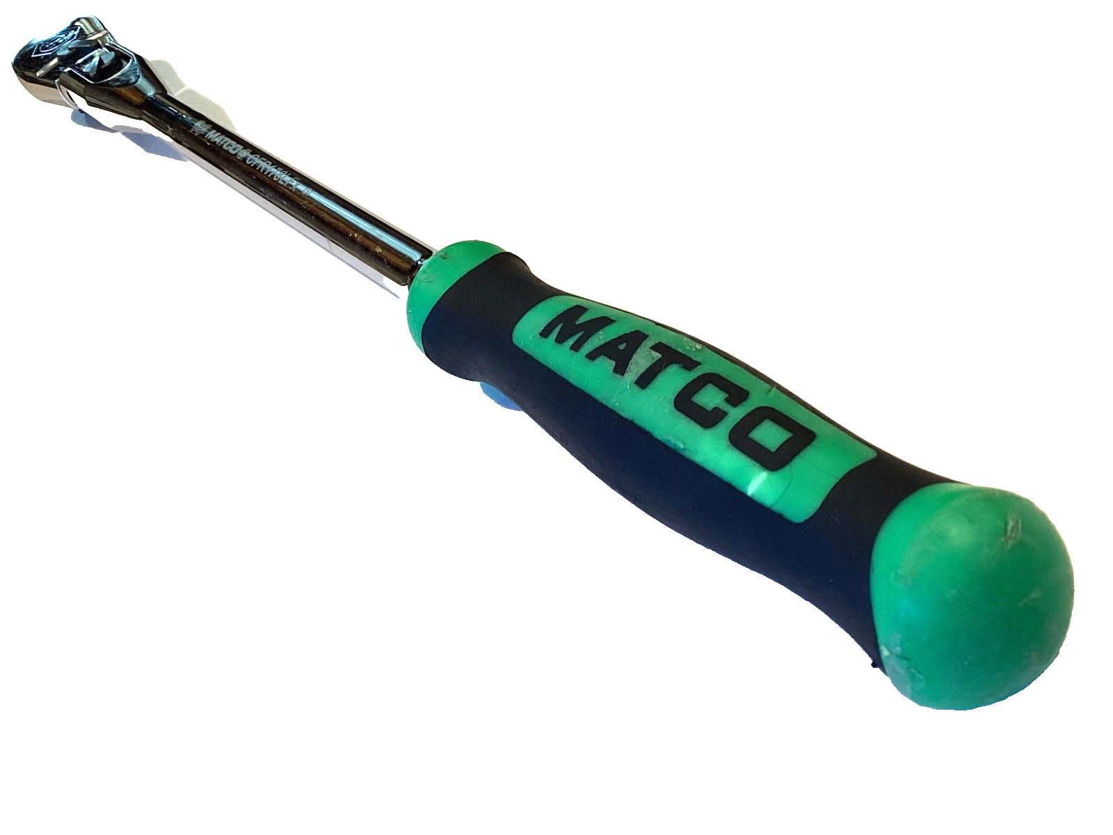 Matco Tools USA CFR178LF 1/2”Drive GREEN 20.5” Long Snap Lock Flex Head Ratchet