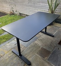 IKEA BEKANT Desk - Large w Cable storage - Black Ash Veneer - Great Condition