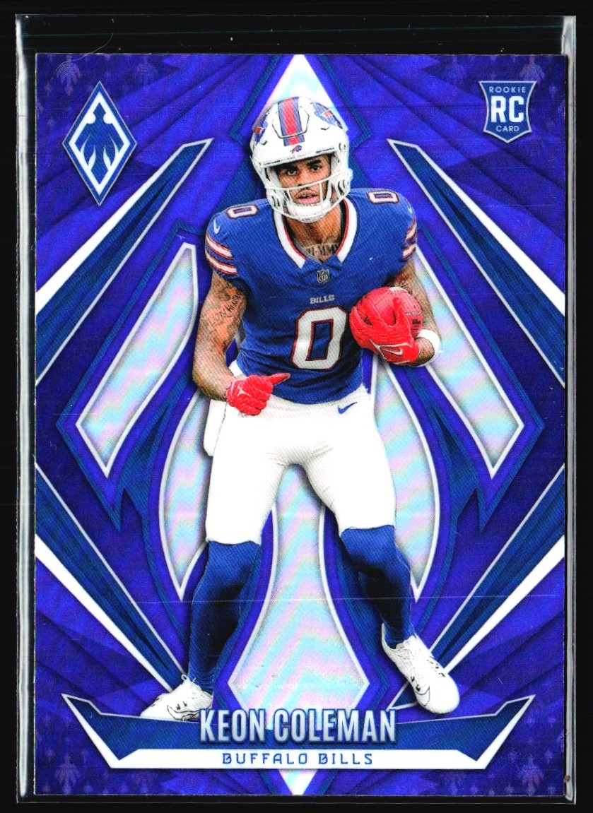 2024 Panini Phoenix Purple refractor Keon Coleman Rookie Buffalo Bills #213