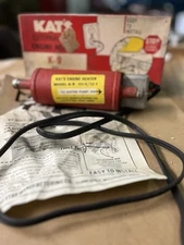 Vintage NOS Kat's K-9 External Type Engine Heater 120V 850W