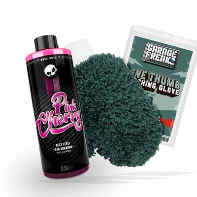 Autoshampoo Waschhandschuh Auto Set Nuke Guys Shampoo + Garage Freaks Mikrofaser