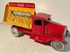 Vintage 1930’s Metalcraft Coca Cola Pressed Steel Truck W/Bottles