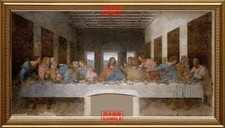 Peelable Wall Sticker Poster Full Size  The Last Supper   1010 576mm 
