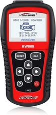 KONNWEI KW808 Auto OBDII Code Reader 2.8"Large Screen OBD2 Scanner with Full... 