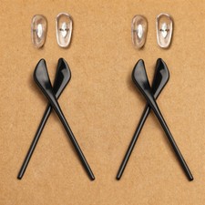 Replacement Rubber Kit Ear Socks Nose Pads for Ray-Ban Aviator RB3025 Sunglasses