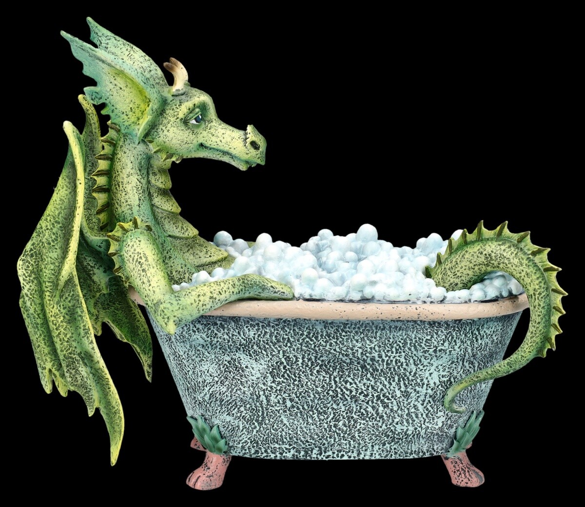 Dragon Figure - Dragons Love Bubble Baths By Amy Brown - Fantasy Dragon Decor