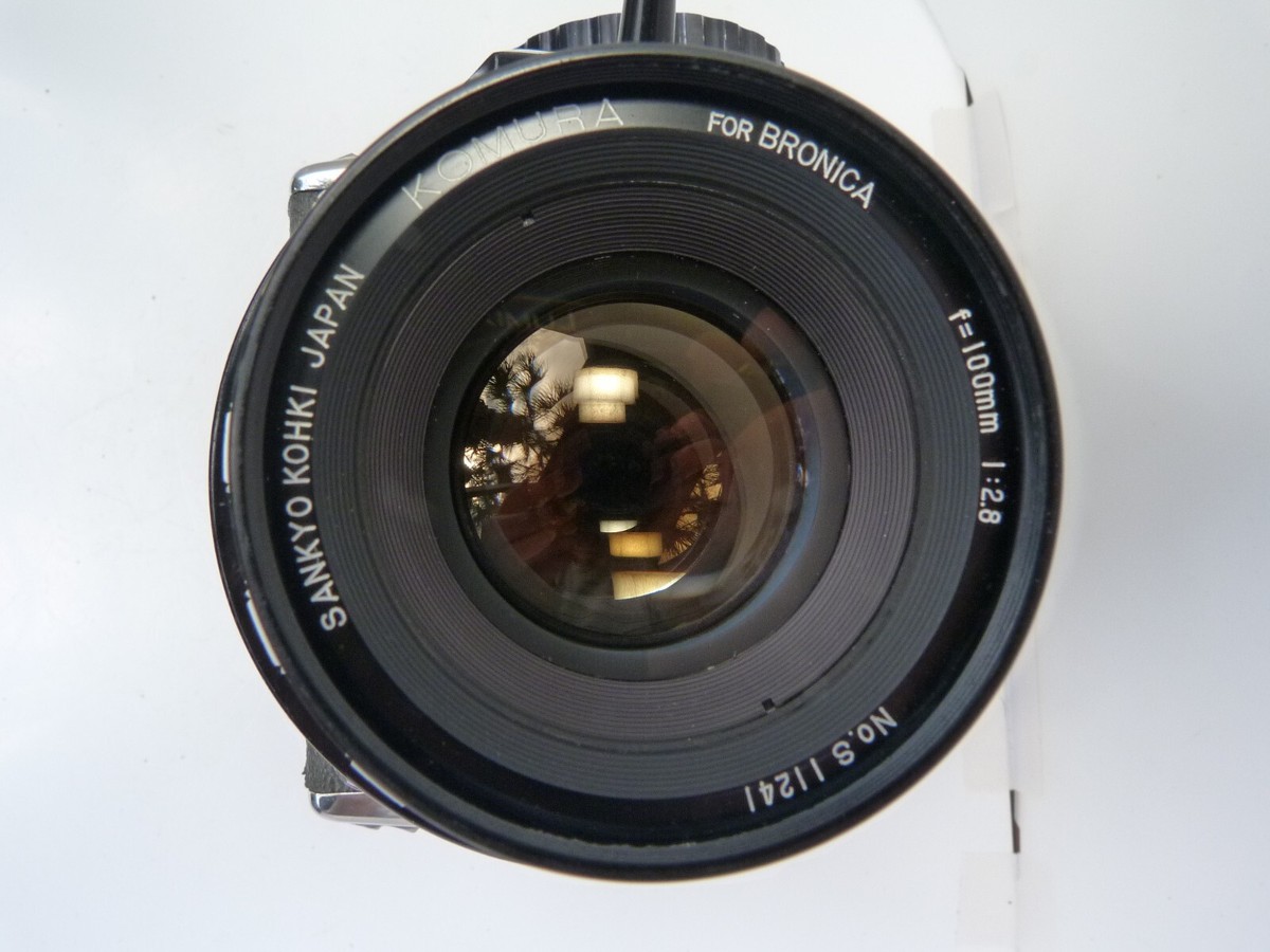Zenza Bronica S2 Film Camera w KOMURA 100/2.8 lens.AS IS,UNTESTED