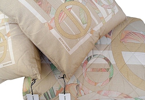 BORBONESE QUILT COPRILETTO MATRIMONIALE + 2 CUSCINI ARREDO CM. 45 X 45 - Foto 11 di 14