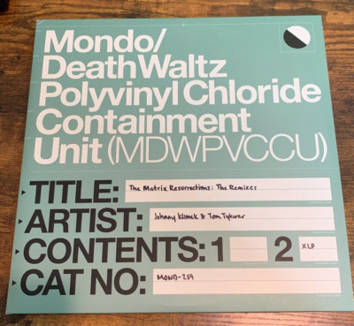 Matrix Resurrections Remixes Klimek Tykwer Mondo Death Waltz TEST PRESS 2 LP OST