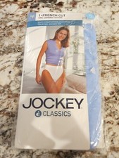 True Vintage 2003 Jockey Classics 1 French Cut 100 Cotton Underwear Sz 5 Blue