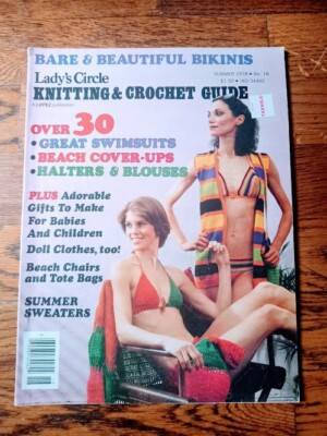 Spring Summer Lady's Circle Needlework Knit Crochet Patterns Magazine