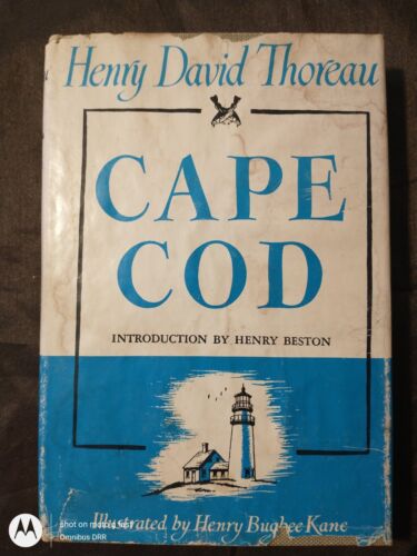 Cape Cod by Henry David Thoreau - 1951 Ist Edt. 11th PRT Illust. by Henry B Kane - Afbeelding 1 van 12