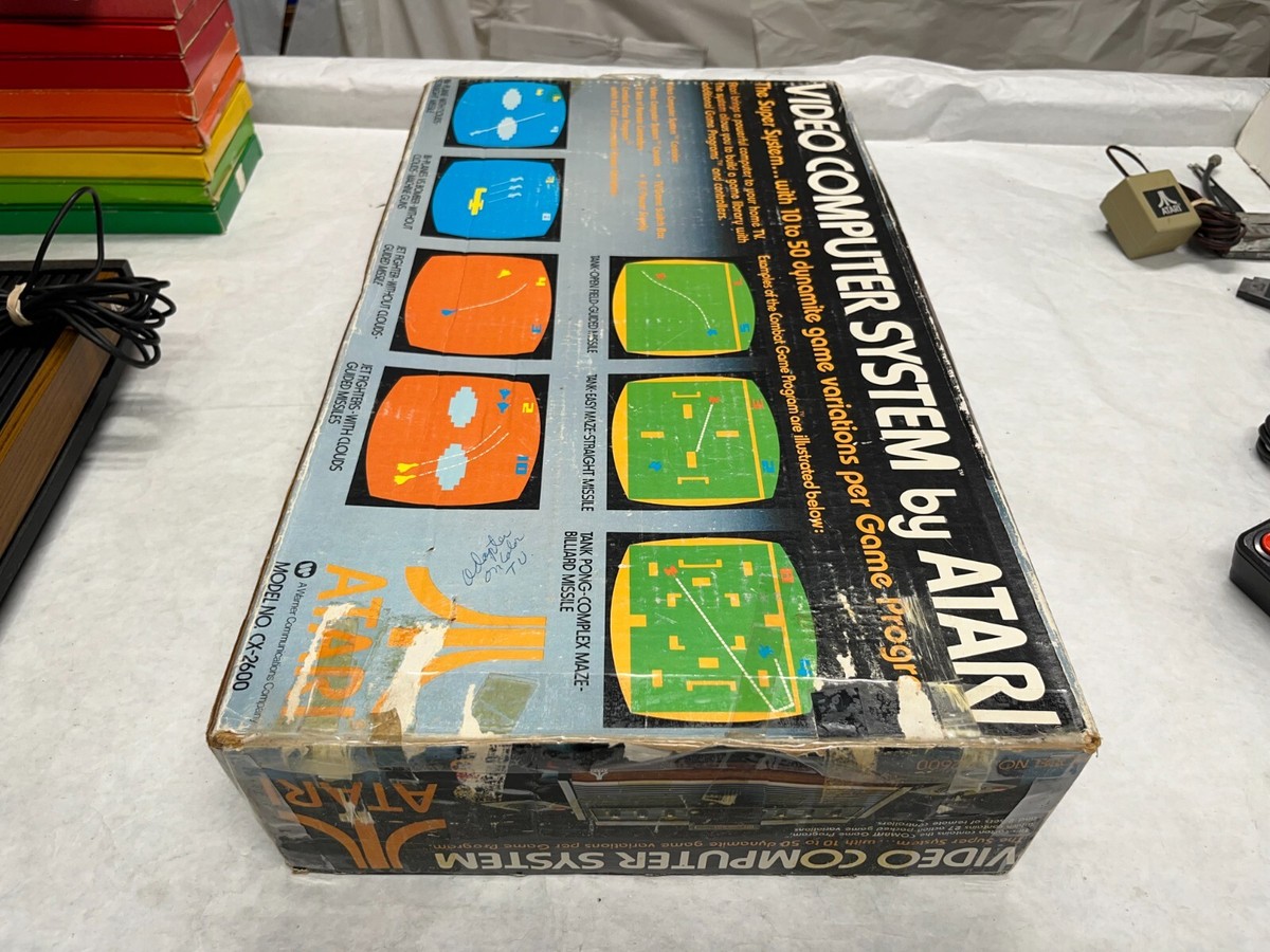 Paire De Paddles Atari 2600 - 1ère édition 1977 Avec Logo Heavy Sixer - RARE