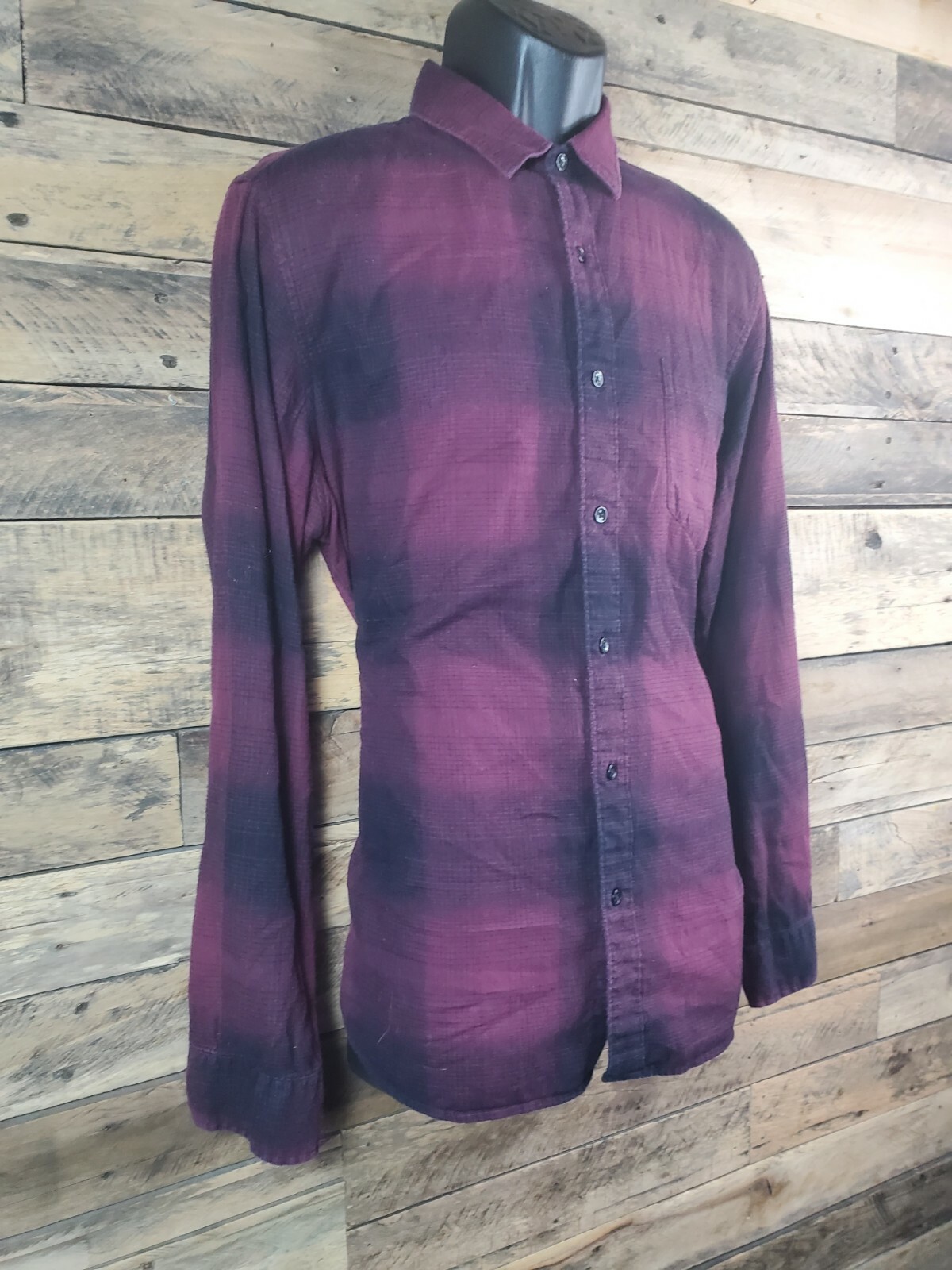 Apt. 9 Soft Touch Large Multicolored Button-up Sh… - image 1