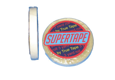 SuperTape 1/4'' x 3 YD Roll Tape Adhesive(white lined core) Hair Piece Wig System