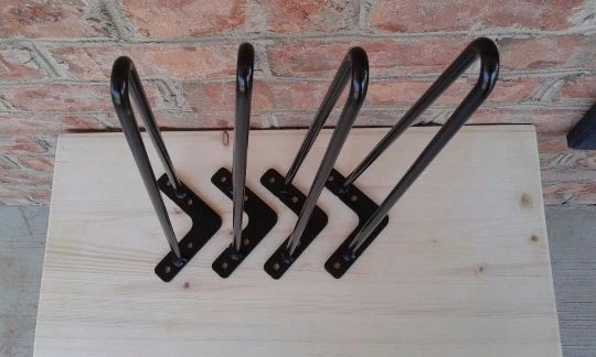 Powder coated 2024 hairpin legs