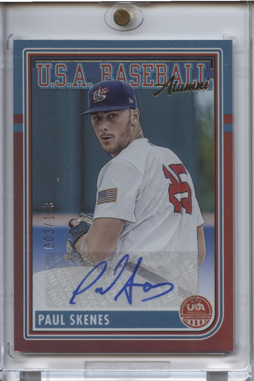 PAUL SKENES USA BASEBALL STARS AND STRIPES