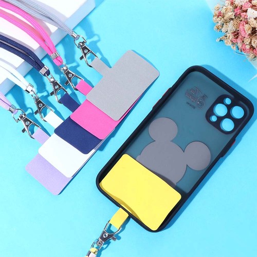 Patch Phone Lanyards Mobile Phone Strap Nylon Soft Rope Cell Phone Hanging Cord - Zdjęcie 5 z 22