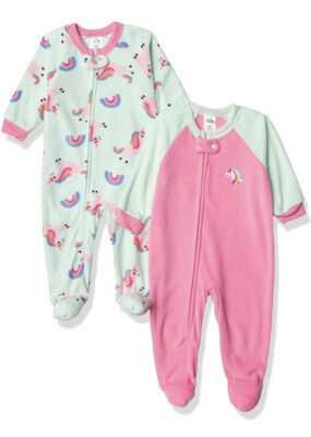 Gerber Baby - Pijama para niña bebé (2 unidades).Unicornio.