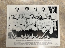 Vintage Sports Pix 8x10 Photo Cincinnati Red Stockings First Prof Baseball Team