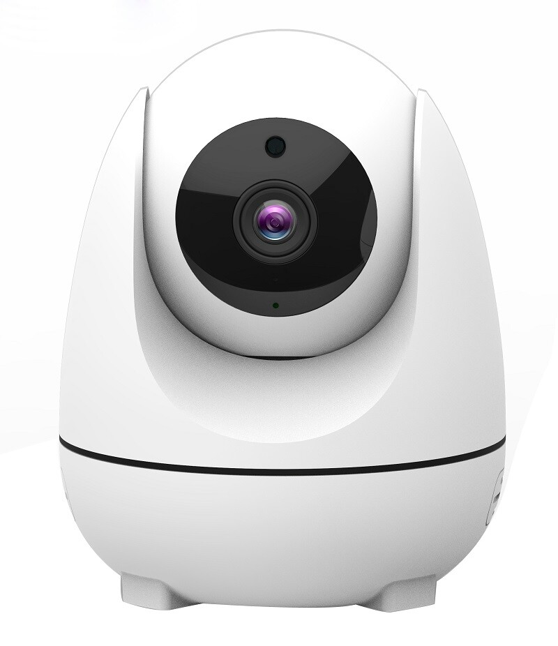 Telecamera HD-IP 2.0 Megapixel avec Rotation Motorisée, Protection Domestique Full HD 1080p Blanche