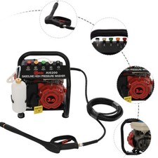 Mobile 3HP High Power Petrol Pressure Jet Washer Cleaning Washer Kits