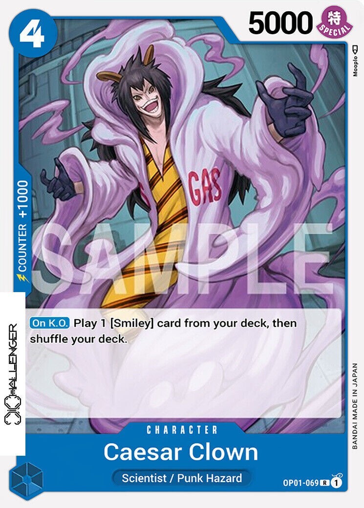 one piece romance dawn tcg op01-069 cesar clown eng | eBay