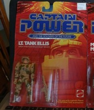 Mattel 1987 Captain Power the Soldiers of the Future Lt Tank Ellis