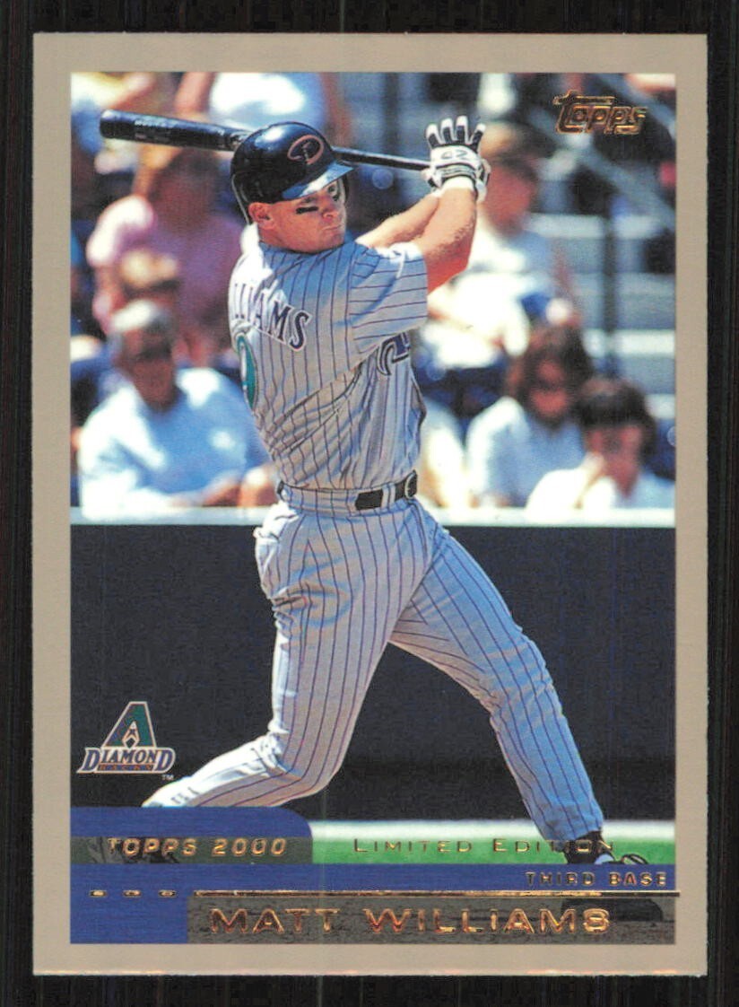 2000 Topps Limited Edition MATT WILLIAMS card ARIZONA DIAMONDBACKS #5