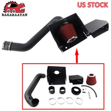 Cold Air Intake Pipe Kit Red Filter Shield For 2013-19 RAM 1500/Classic 3.6L V6