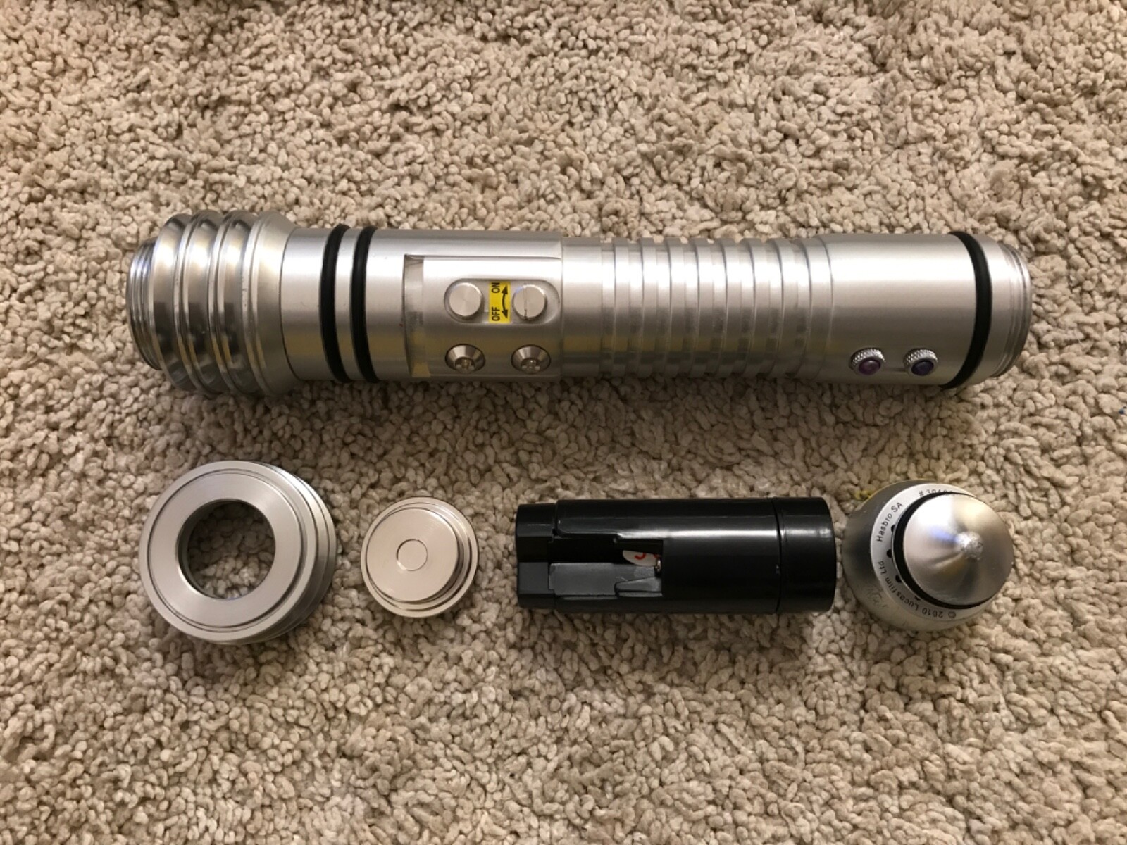 Star Wars Kit Fisto Force FX Lightsaber w/removable Blade Sound Hasbro