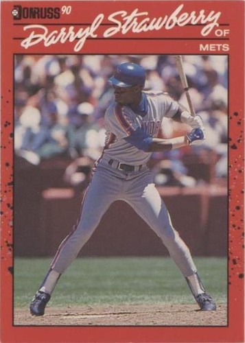 1990 Donruss Darryl Strawberry Baseball Card #235 - New York Mets