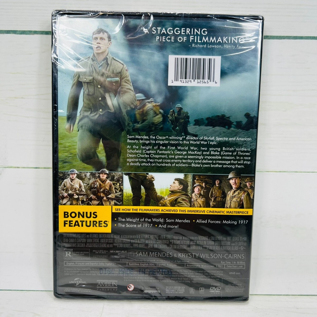 1917 (DVD, 2019) ‎Brand New Factory Sealed *Free Shipping
