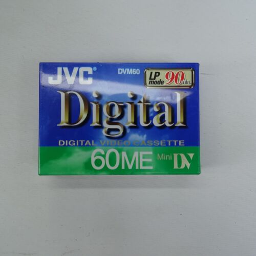 JVC DV60M 60ME Mini DV Digital Video Cassette LP Mode 90 Minutes NEW SEALED - Picture 1 of 2