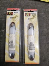 PAIR OF LED AUTOLAMPS 1031-12 12V SMALL LED INTERIOR STRIP LIGHT/LAMP OPAQUE X 2