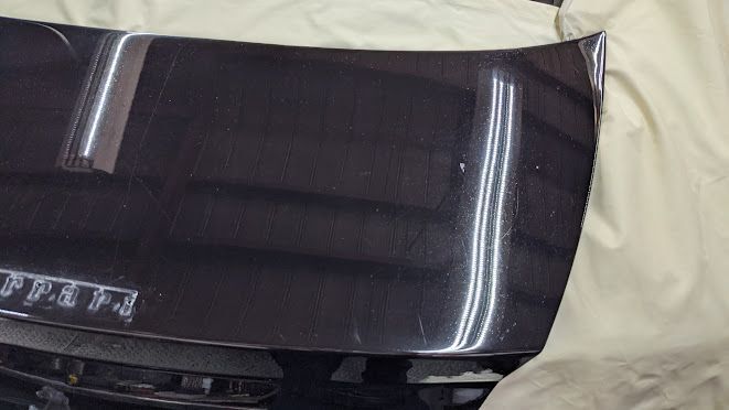 FERRARI 456 REAR TRUNK LID NO ACCIDENT BLACK NERO 65377100