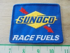 Sunoco Race Fuels Cloth Iron-on/Sew-on patch 3.75 x 3"  NEW!