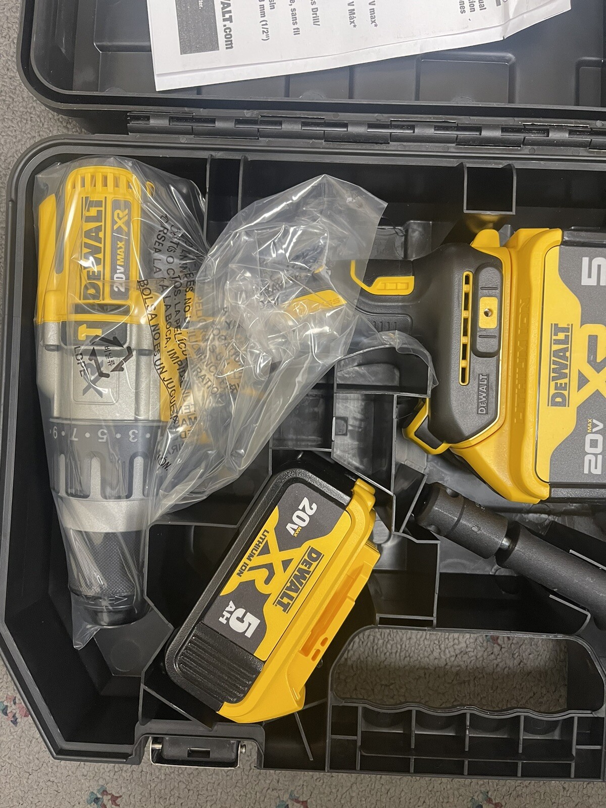 DEWALT DCD996P2 20V MAX XR Lithium Ion Brushless 3Speed Hammer Drill