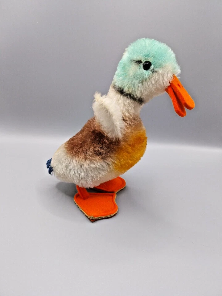 Steiff stehende bunte Ente Mohair - Bild 2 von 3