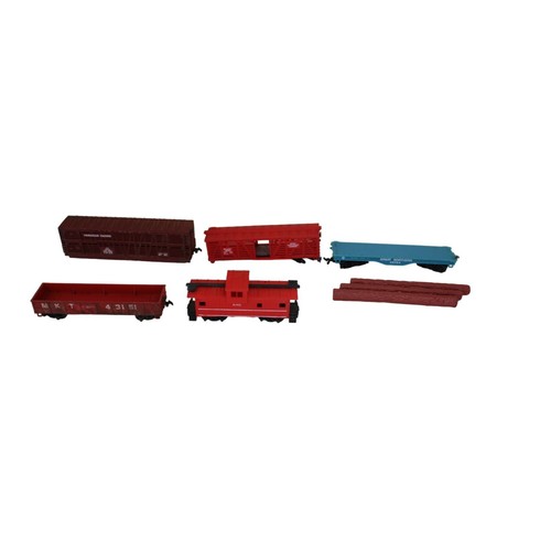 Góndola escala HO Life Like Train Car Boxcar vagón plano ganado caboose 90861 | Zustand: Used