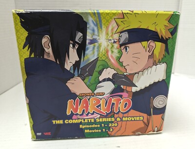 Shonen Jump Naruto - The Complete Series Episodes 1-220 (DVD, 2002